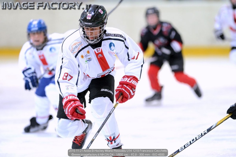 2015-11-21 Aosta B-Hockey Milano Rossoblu U14 1219 Francesco Cecchetto.jpg